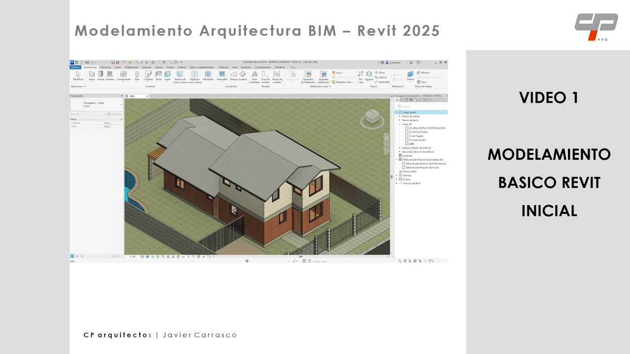 #Revit 2025 - Modelamiento Básico N°1