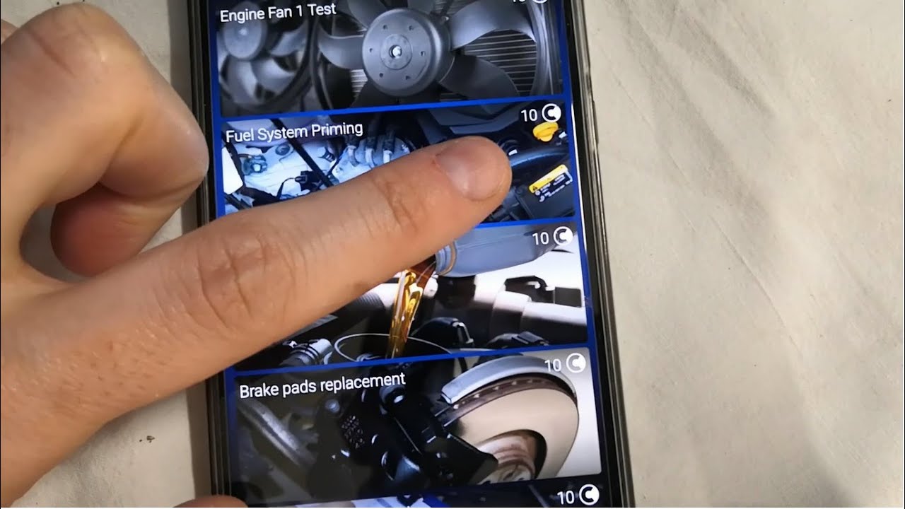 Spurgo impianto con OBD 11 post sostituzione filtro gasolio