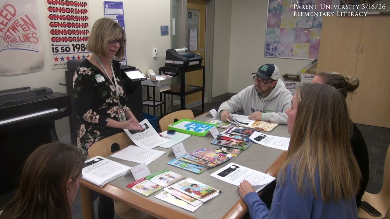Parent University  Elementary Literacy 2026