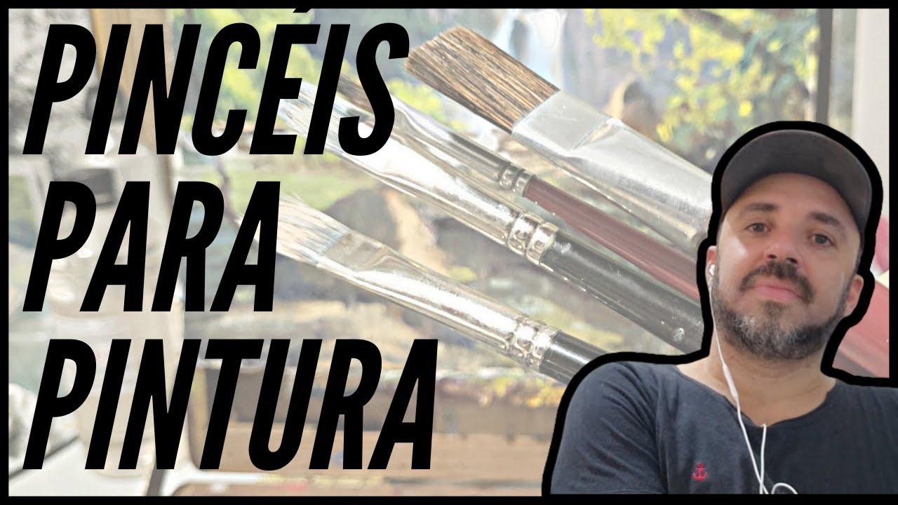 Pincéis para PINTURA A ÓLEO que eu uso e são bons.