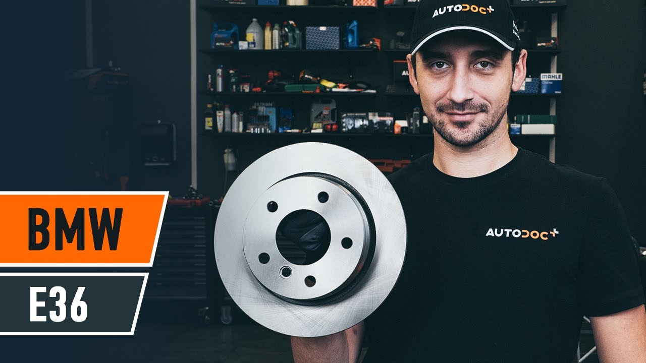 Come sostituire dischi freno della parte anteriore su BMW E36 [VIDEO TUTORIAL DI AUTODOC]