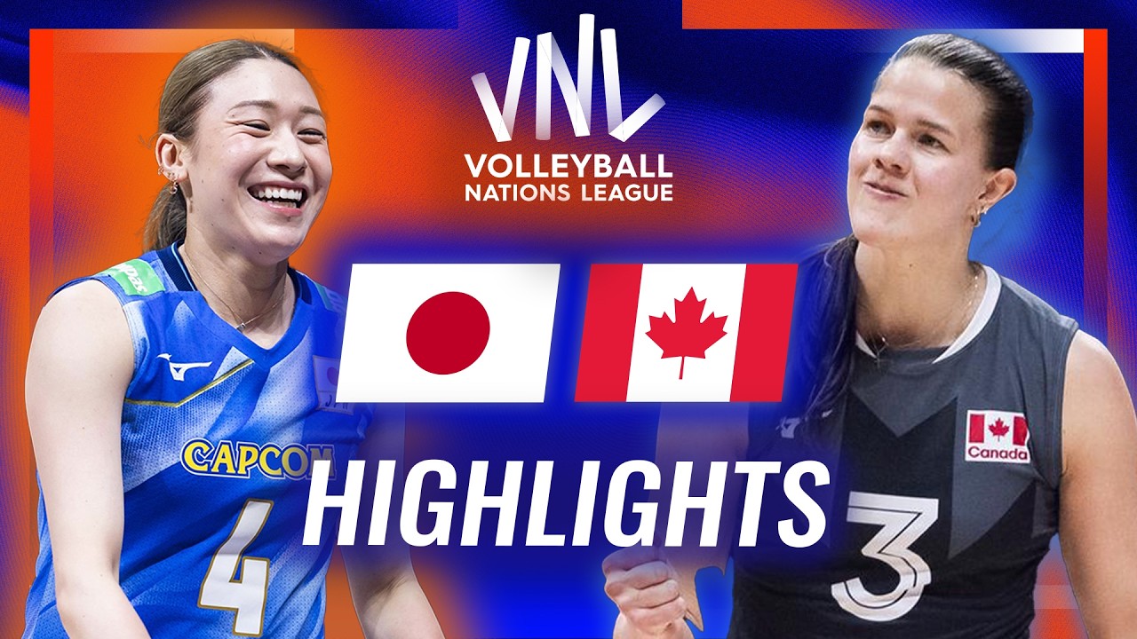 Japan 🇯🇵 vs. Canada 🇨🇦 - Highlights | Week 1 | Women's VNL 2026