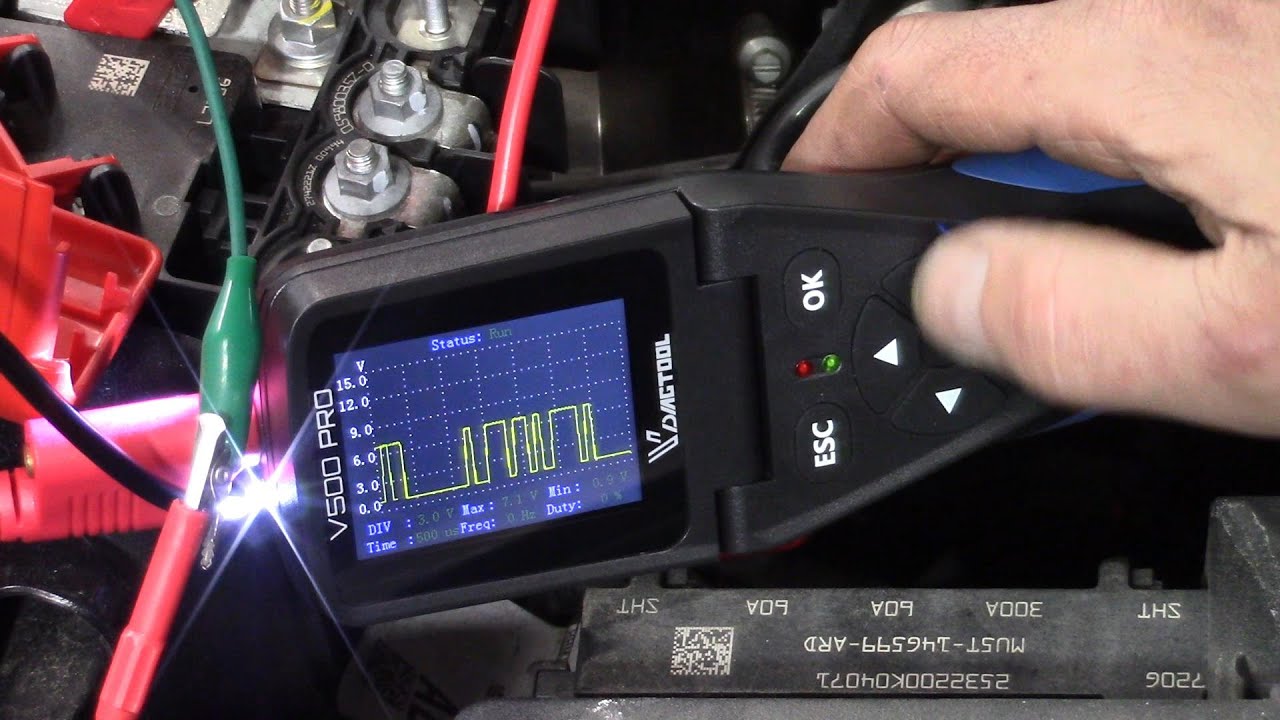 VDIAGTOOL V500Pro Review:  LITERALLY a Scope on a Rope! Plus wire tracing, injector testing, more!!