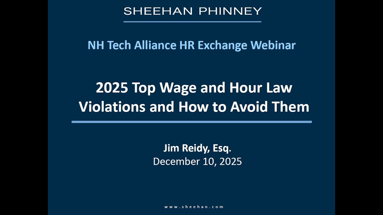 December HR Exchange Webinar: 2025 Top Ten Wage Violations and How to Avoid Them