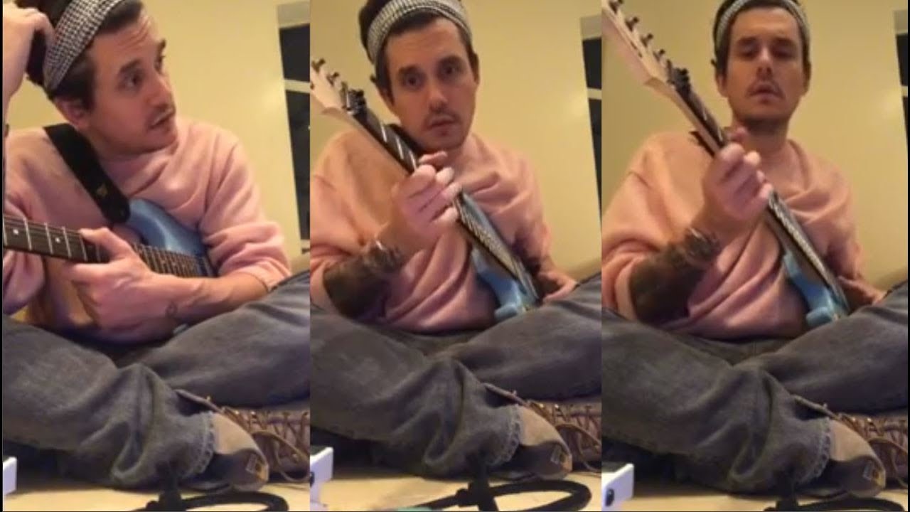 John Mayer Gives Guitar Lessons to his fans | Instagram Live Stream | 4 February 2018