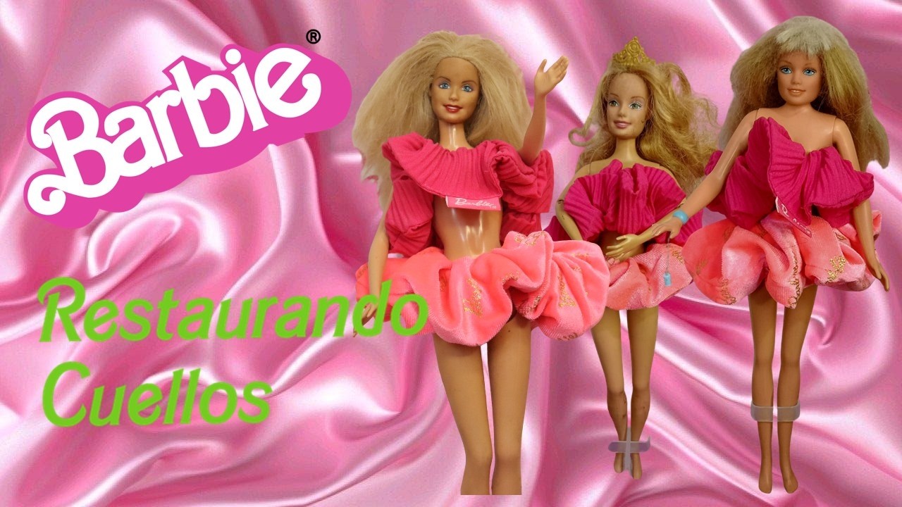 ¡Mira cómo RESTAURO los cuellos de Barbie! Yo te enseño paso a paso ✨