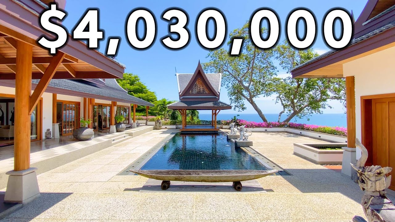 Экскурсия по НЕВЕРОЯТНОЙ РОСКОШНОЙ ВИЛЛЕ ЗА 4 030 000 ДОЛЛАРОВ! | Пхукет, Таиланд
