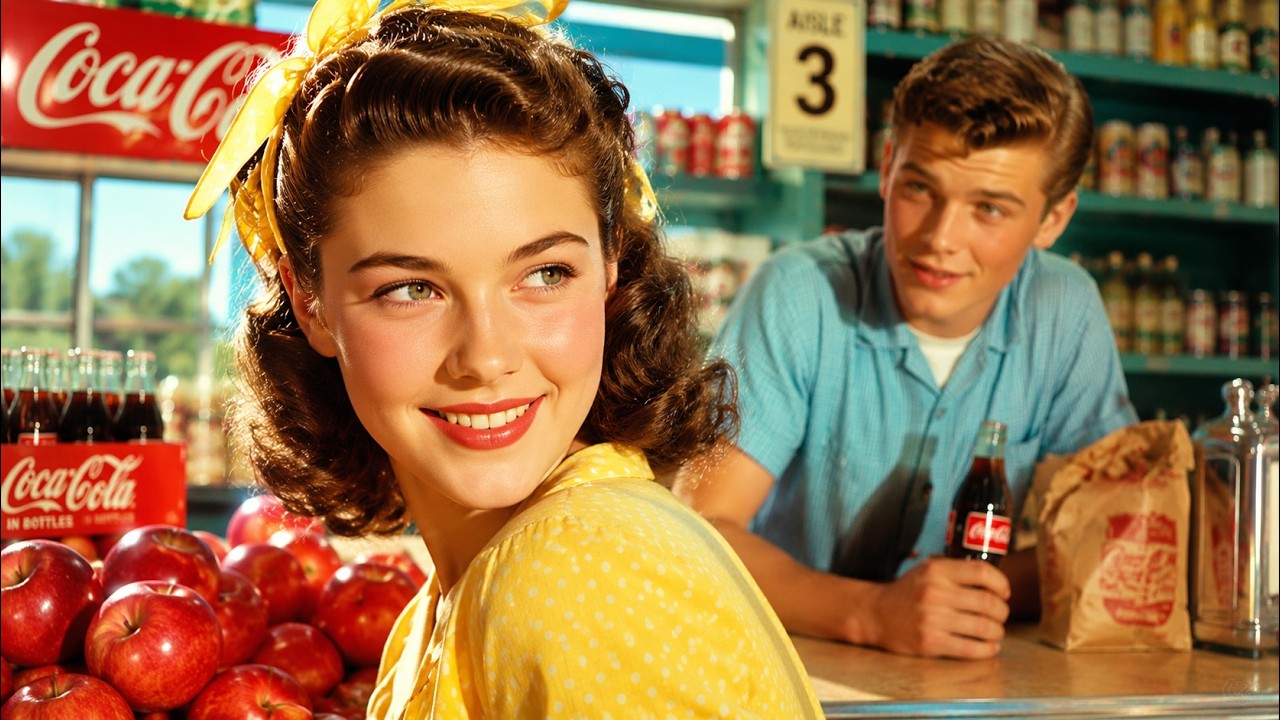 The Girl with the Yellow Ribbon ❤️ 1958 Americana Doo-Wop Oldies Love Songs
