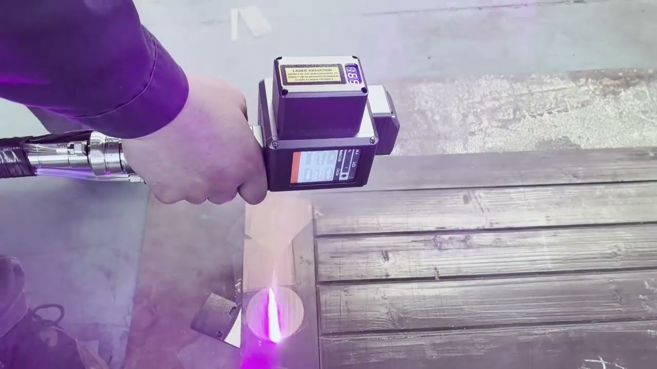 Acctek high performance pulse 1000w fiber laser cleaning machine