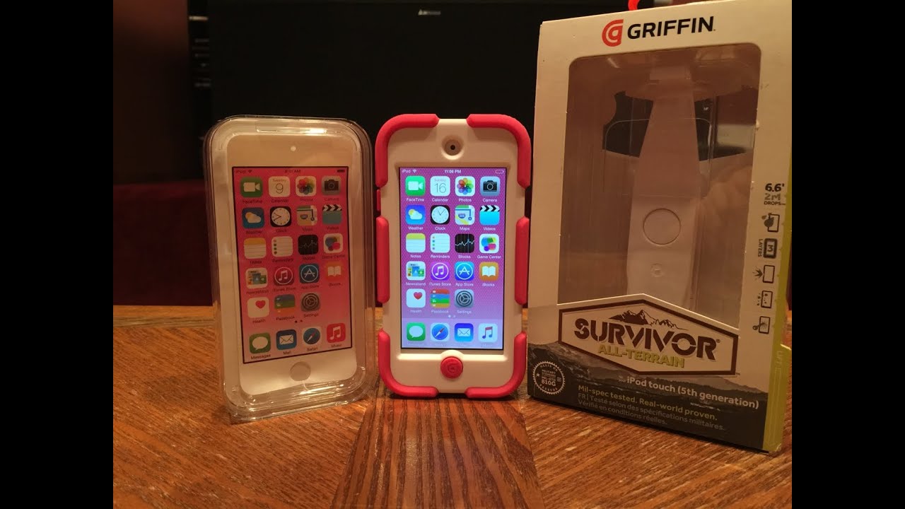 Pink iPod 6 w/ Griffin Survivor Case Unboxing and Impressions!