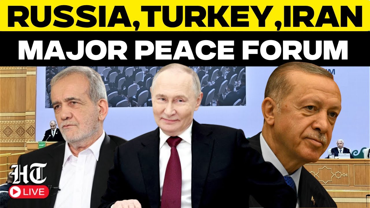LIVE: Putin, Erdogan & Pezeshkian Attend High-Level Summit in Turkmenistan