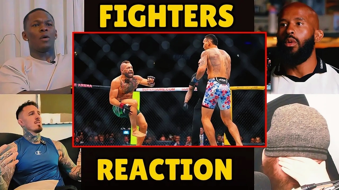 Реакция бойцов UFC на бой Конора Макгрегора против Макса Холлоуэя | Главная сенсация в истории UFC