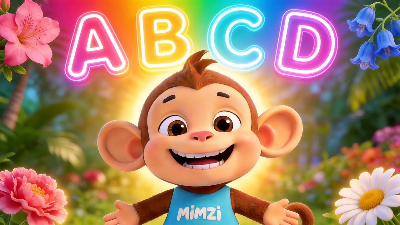 ABCD Flowers 🌸 Learn Alphabet with Mimzi | Fun Kids Song
