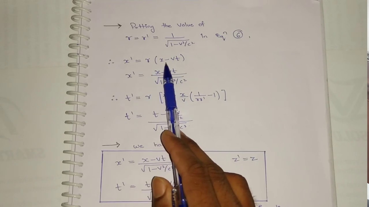 Lorentz Transformation