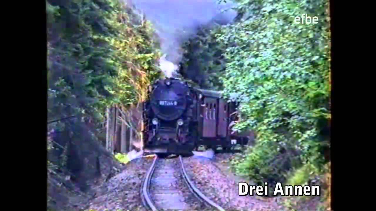 Zeitreise: Harzquerbahn 1990 - Deutsche Reichsbahn - DDR