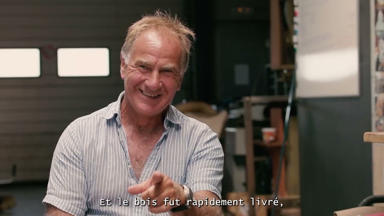 La construction d'un nouveau mât pour la barque de pêche de Blankenberge.