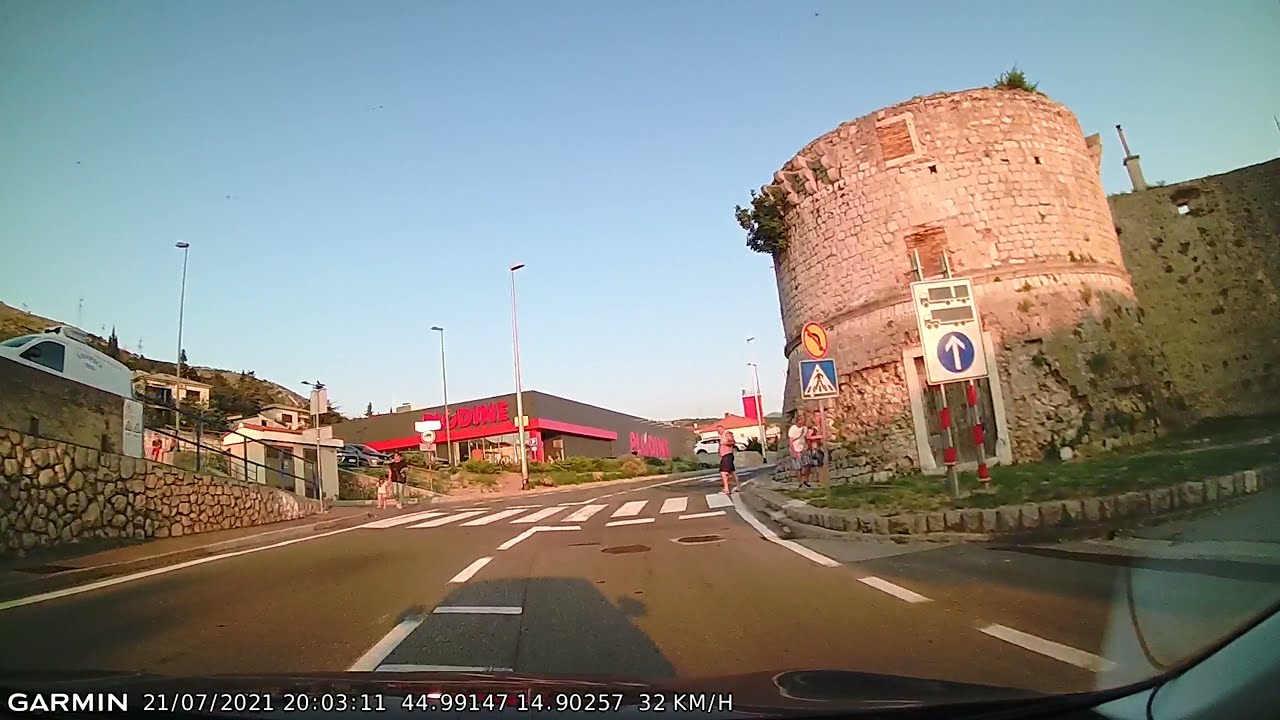 DRIVE #1567: Rijeka-Split (Croatia) (timelapse 4x) *Read Description*