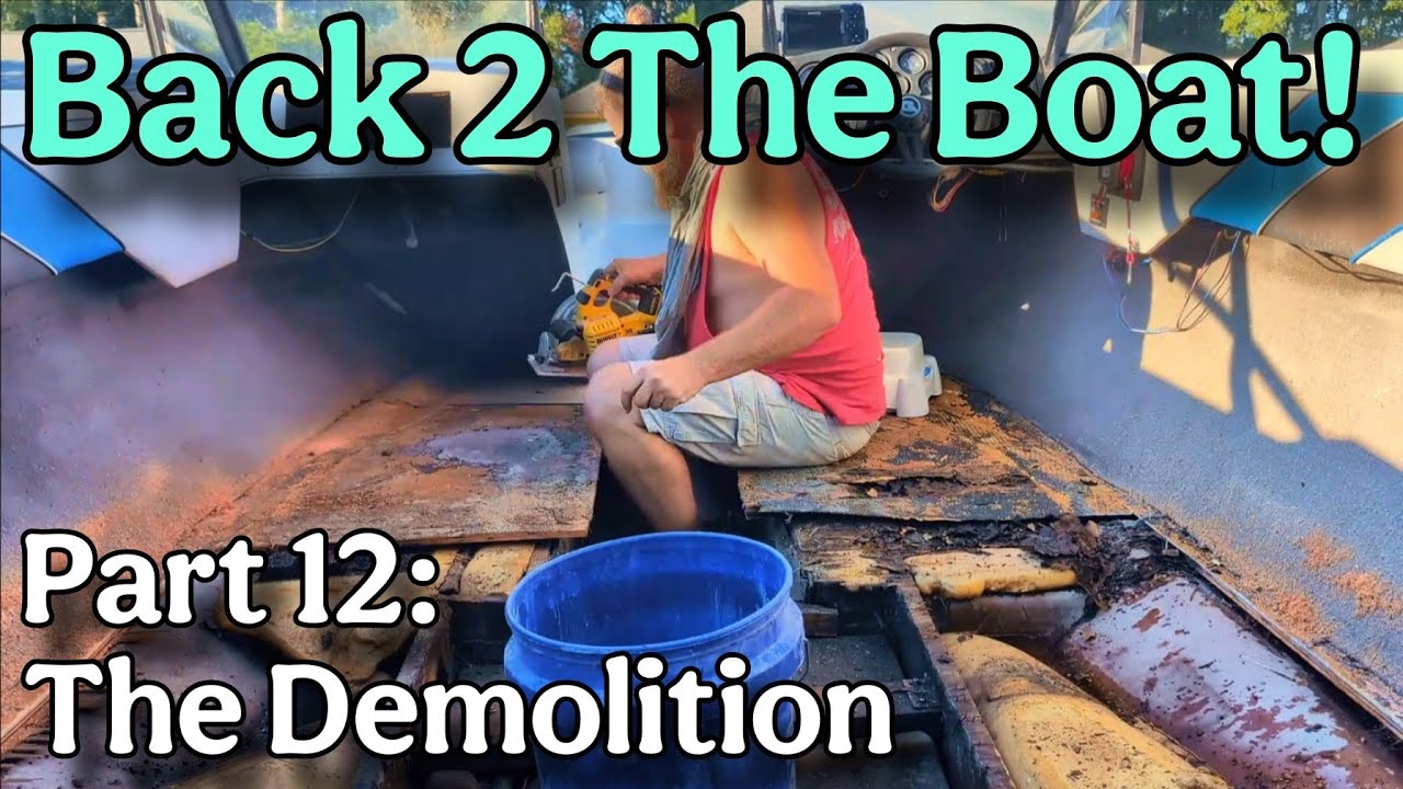 Glastron Boat Restoration Part 12: The Gutting