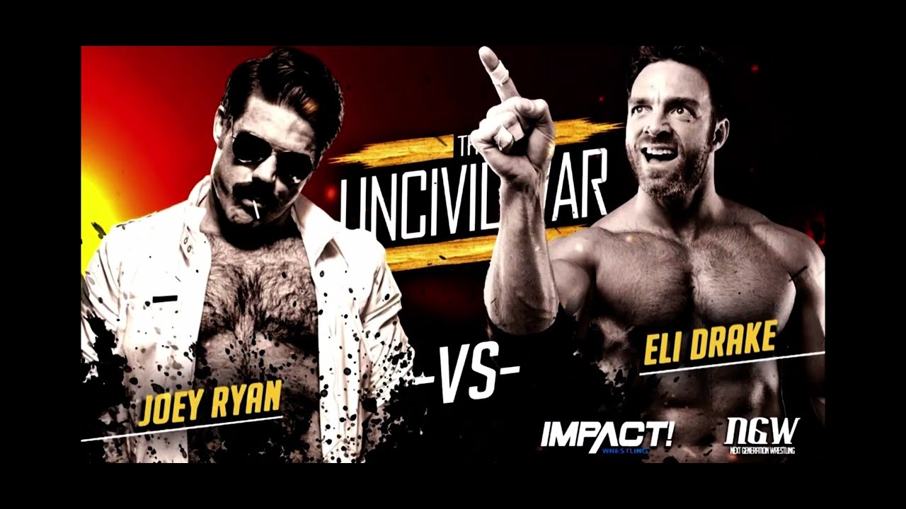 Joey Ryan vs. LA Knight (as Eli Drake) in a Singles Wrestling Match