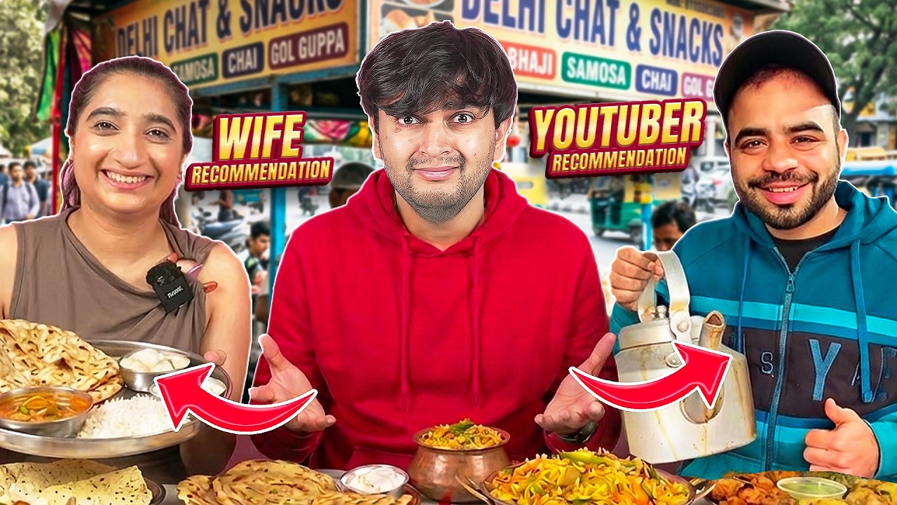 Trying Food Vloggers vs Wife Recommendation