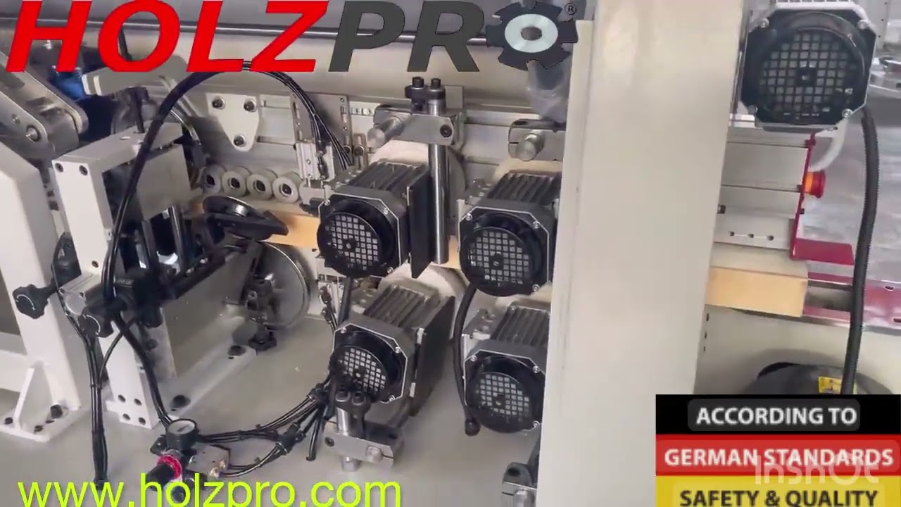 HOLZPRO  HPEB14 Edgebander for wood & PVC#edgebander #holzpro  #ماكينات نجارة #woodworking machines 