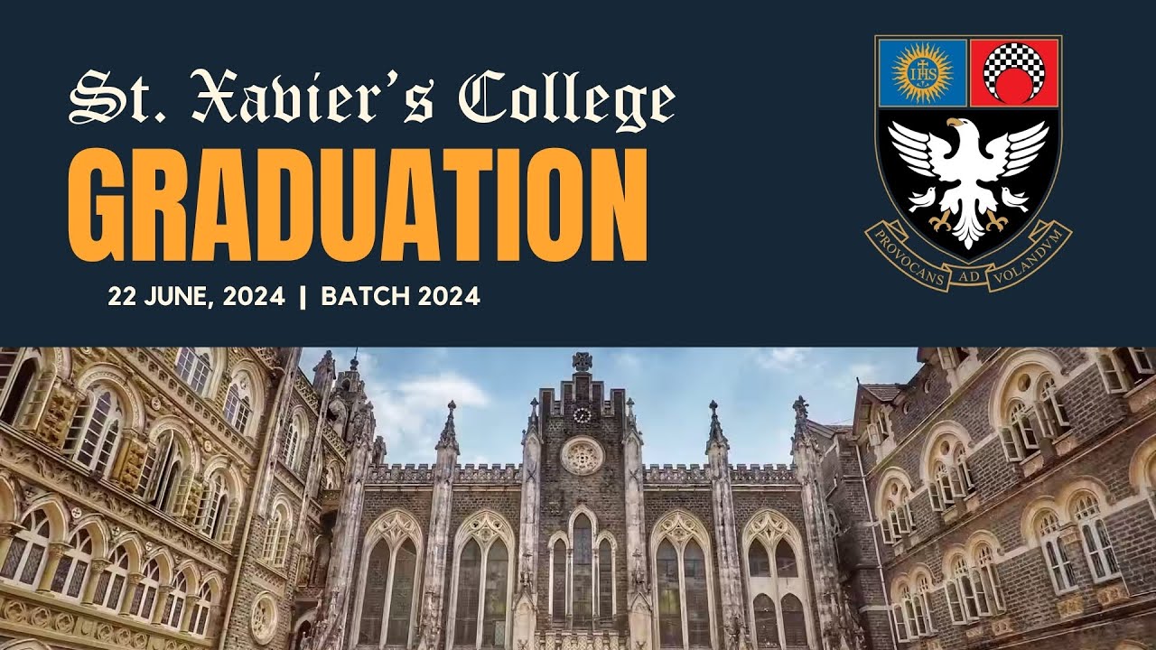 Graduation ceremony 2024 - Session 2 : St. Xavier's College Mumbai