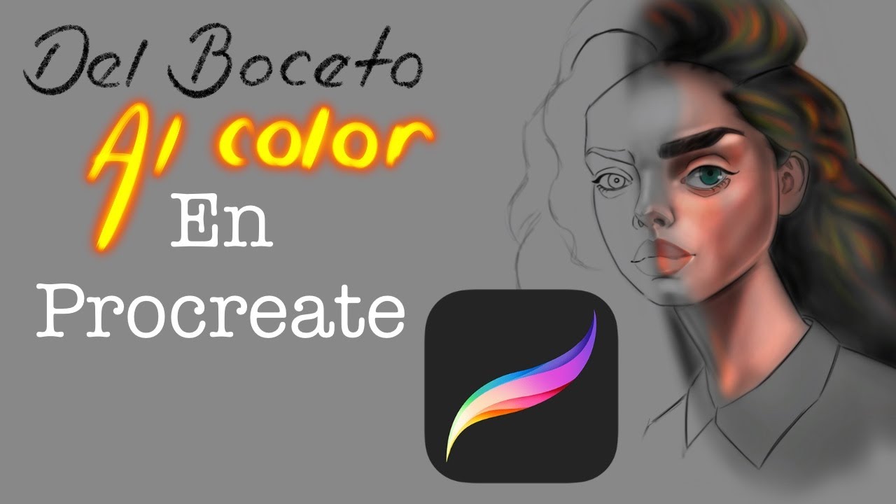 Del Boceto al Color en Procreate parte 1 Boceto