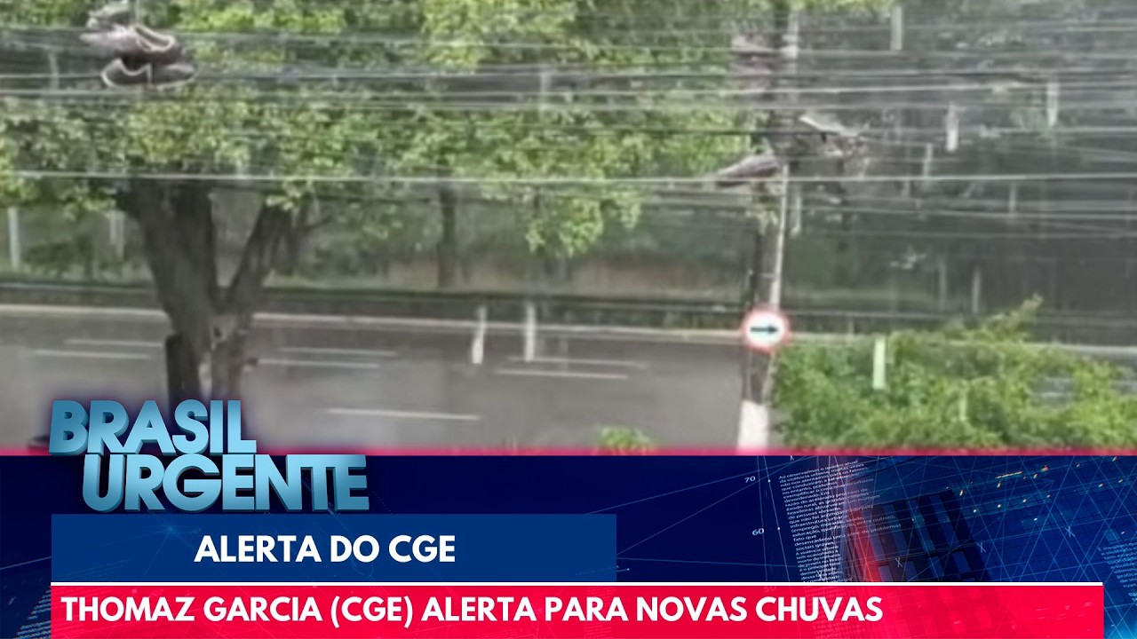CGE fala sobre a forte chuva que atinge SP | Brasil Urgente