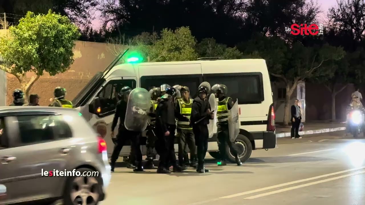أحداث شغب تشهدها بني ملال والأمن يتدخل