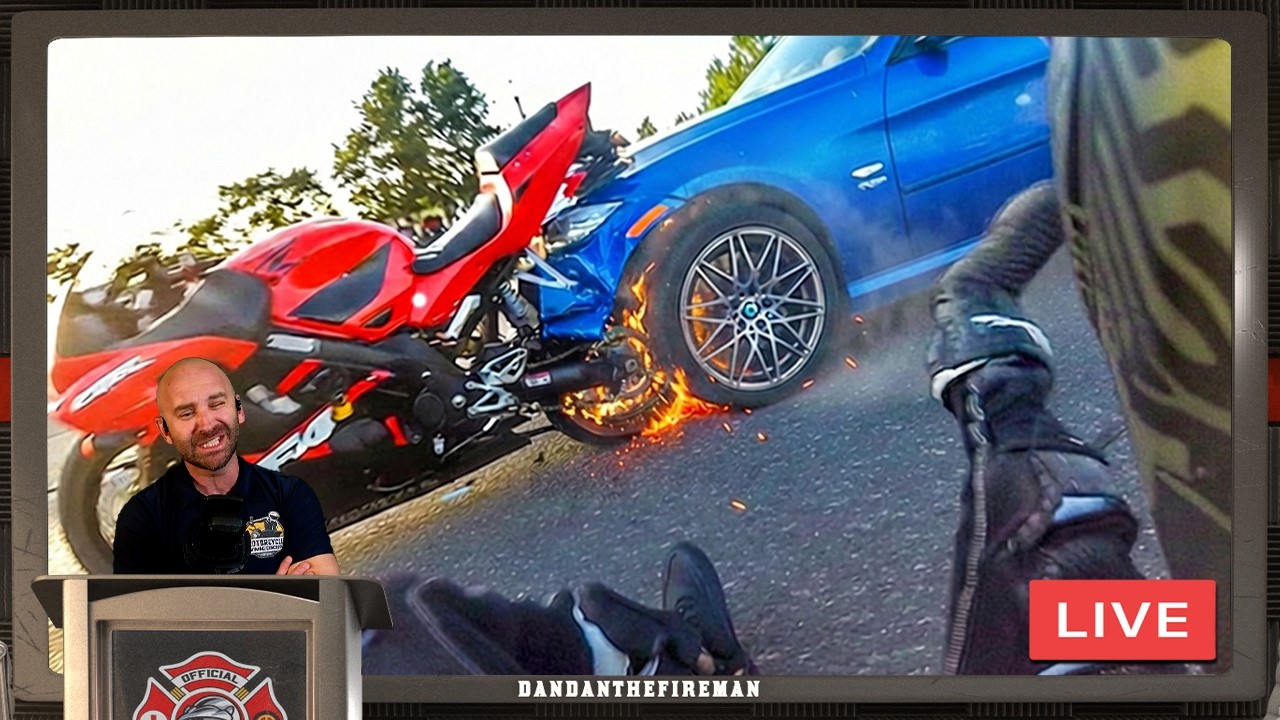 🔴 LIVE REVIEW: New Riders NEED To See These MOTORCYCLE CRASHES Before Riding
