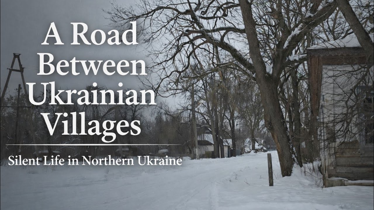 A Road Between Ukrainian Villages | Silent Life in Northern Ukraine @SilentRoadsofUkraine