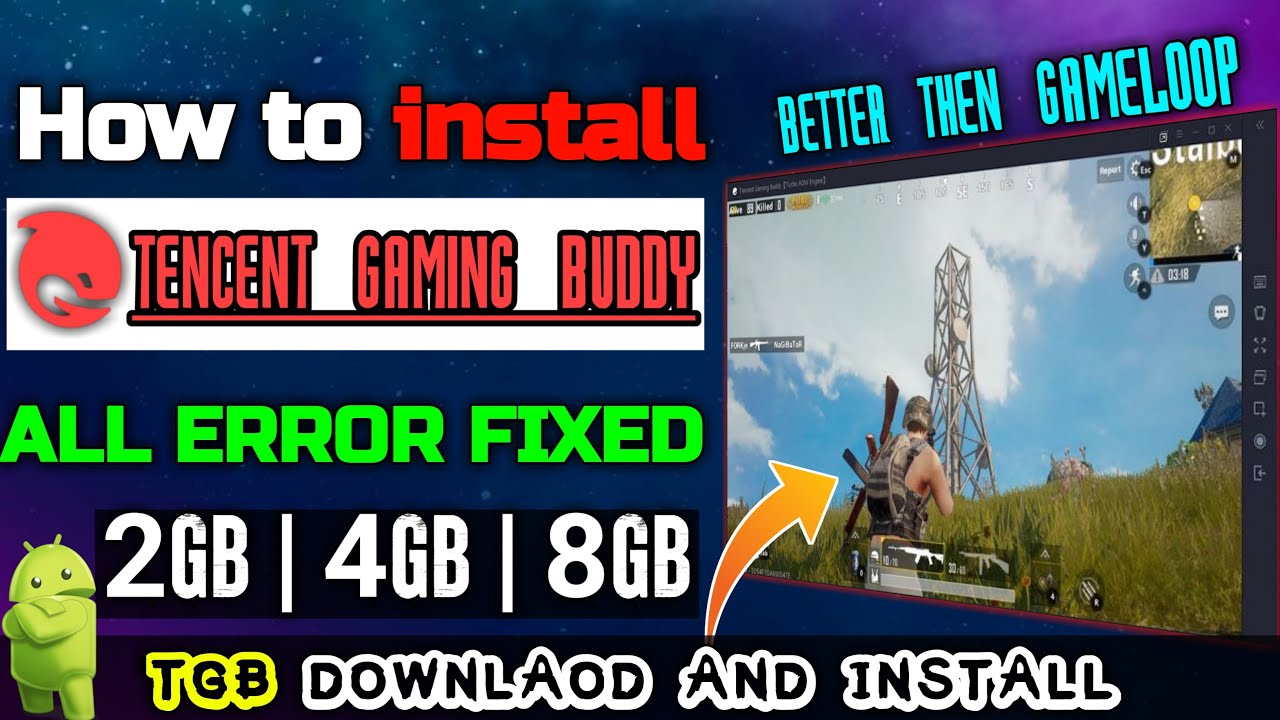 How to Install Tencent Gaming Buddy (TGB) In PC ✅| Chinese Language Fixed ✅ |All Error Fix | No Ban