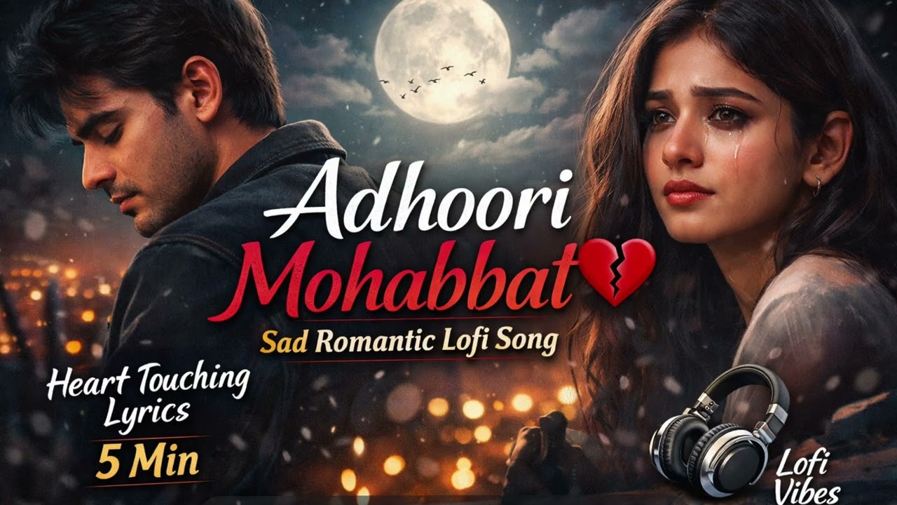 Adhoori Mohabbat 💔 | Sad Romantic Bollywood Lofi Song | Heart Touching 2026 #lofi #trending #viral 