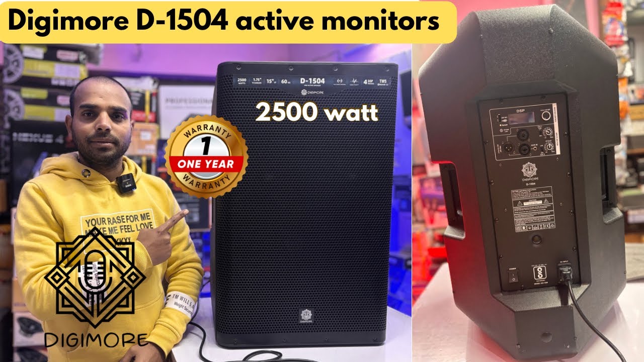 Digimore active monitor D-1504 | active monitor price | 2500 watt active monitor