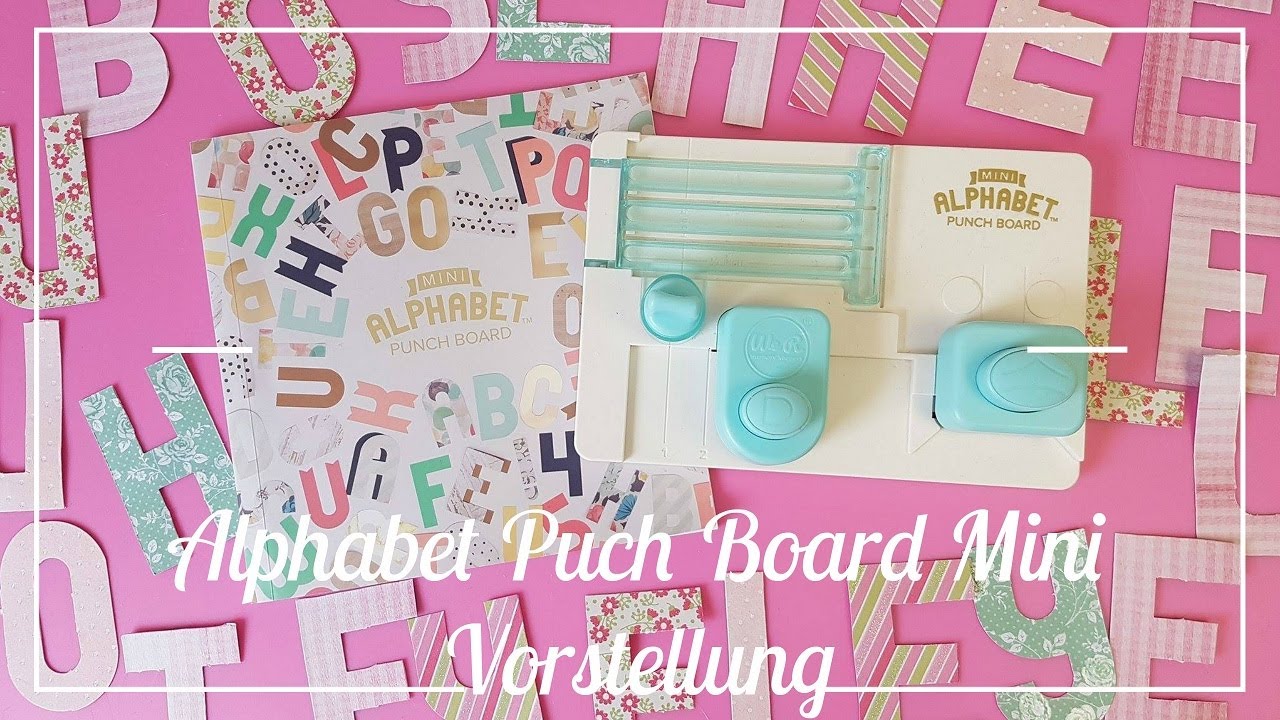 Alphabet Punch Board Mini || Vorstellung