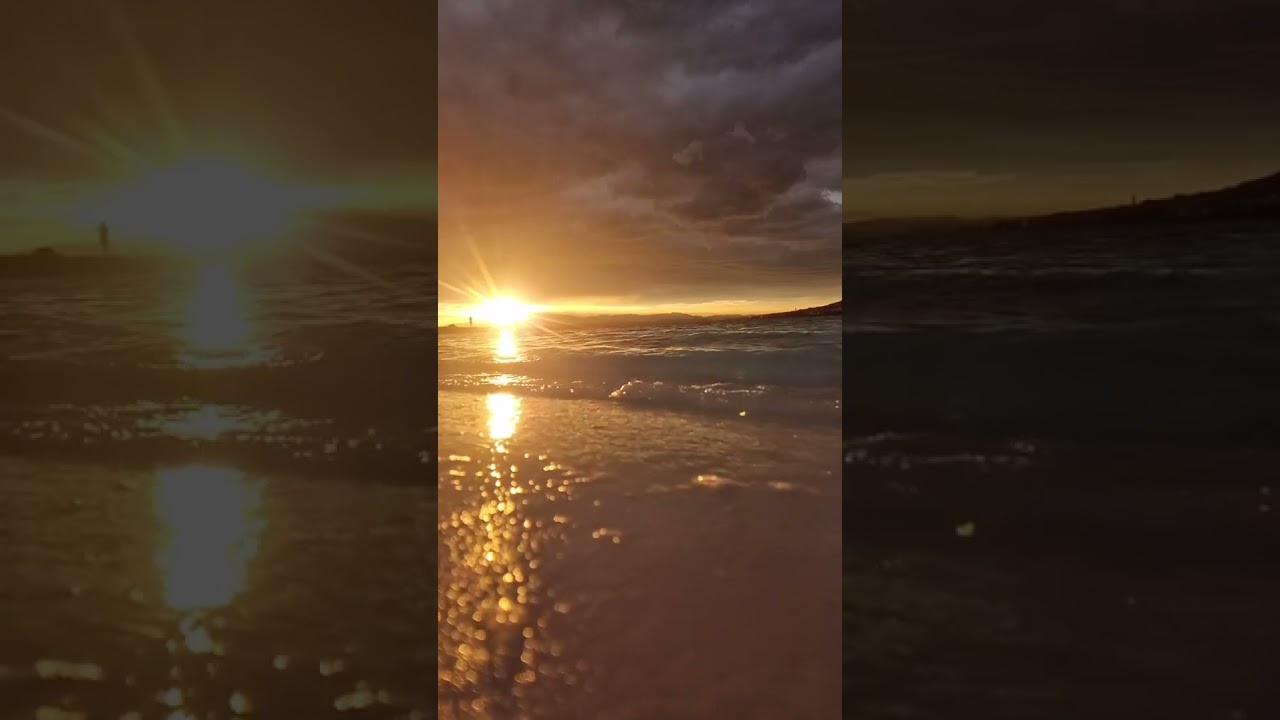 20 Second of Peace 🌅 Ocean Waves & Sunset to Calm Your Mind Instantly