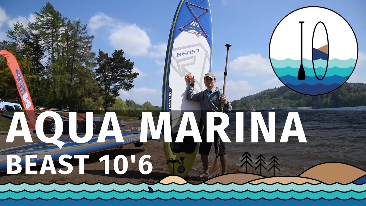[WIOSLUJCIE.PL] AQUA MARINA BEAST - szybki test pompowane deski SUP