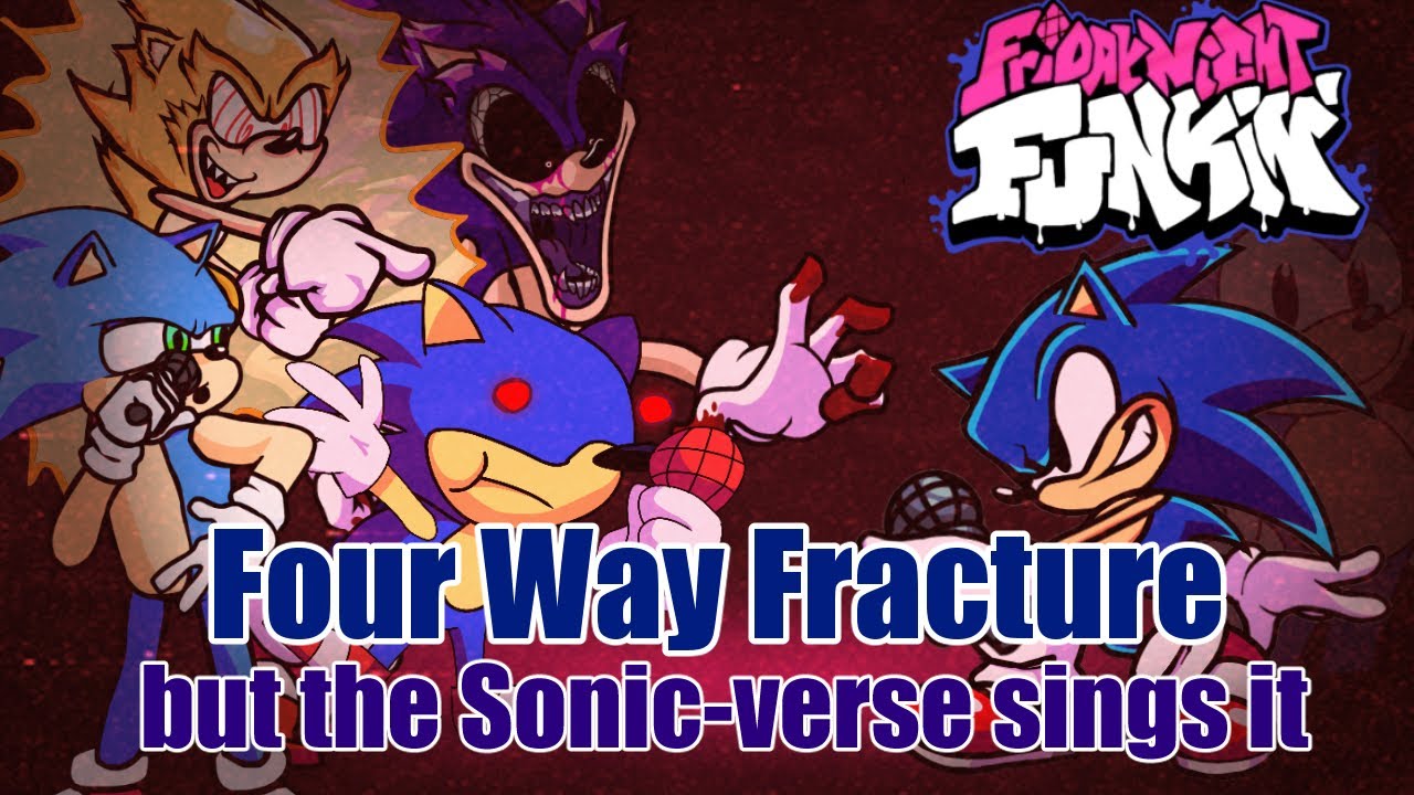 "That's a lot of Sonics" -- Four Way Fracture but the Sonic-verse sings it -- FNF Covers.