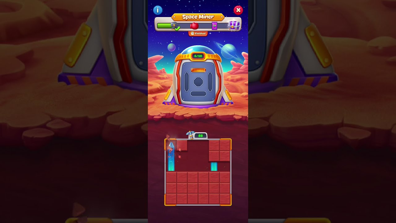 Toon Blast Space Ship 🚀 | Space Miner ✨️ 