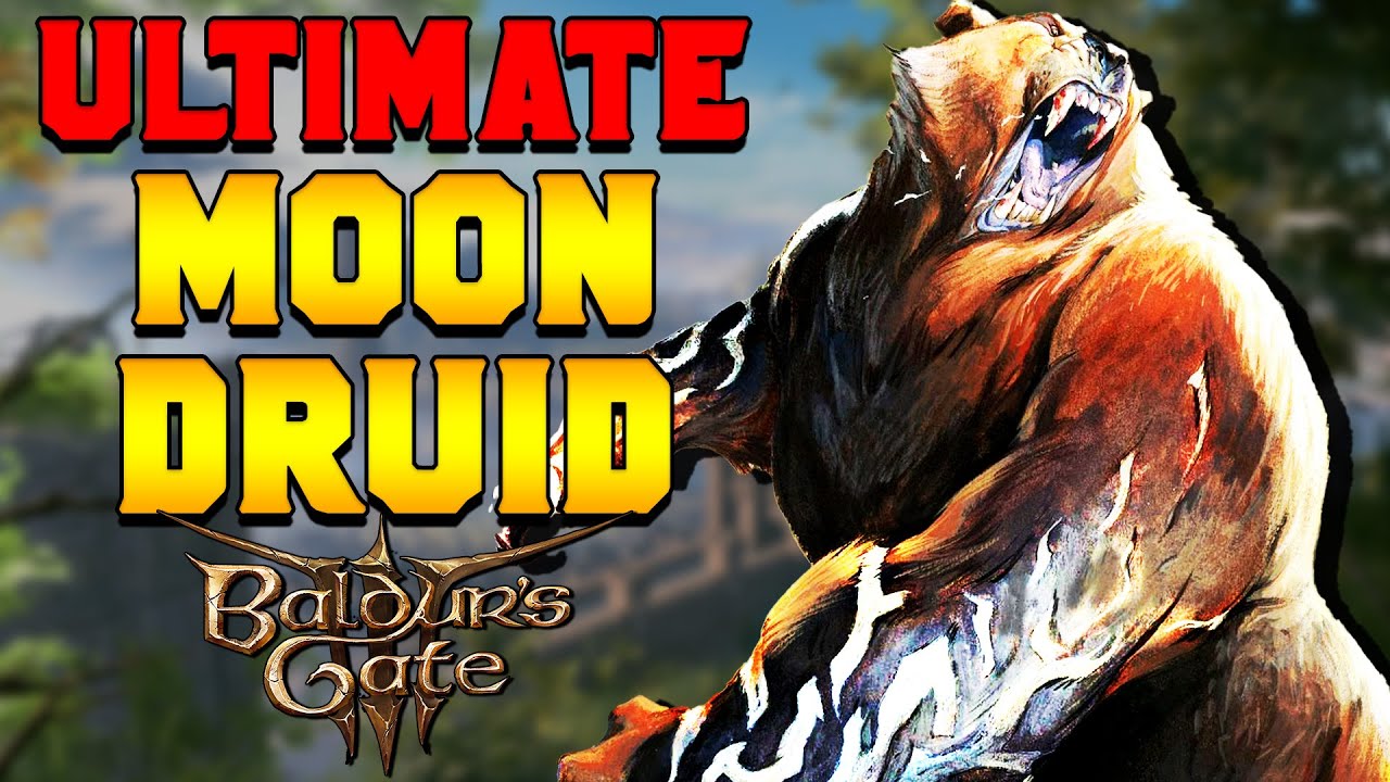 ULTIMATE MOON DRUID (Halsin) Build for Baldur's Gate 3