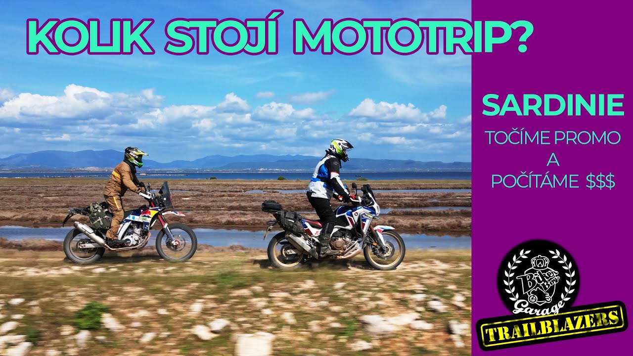 Moto trip Sardinie 2024 - 6. DÍL - Kolik nás to stálo?  || Africa Twin 1100 a AJP PR7