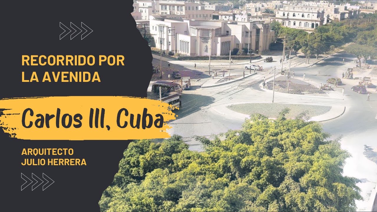 Avenida Carlos lll, La Habana, Cuba.