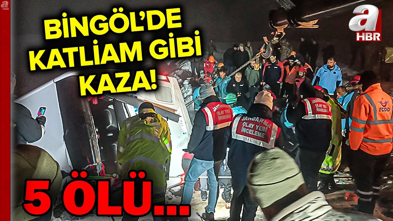 Bingöl'de Korkunç Kaza: 5 Ölü, 38 Yaralı! | A Haber
