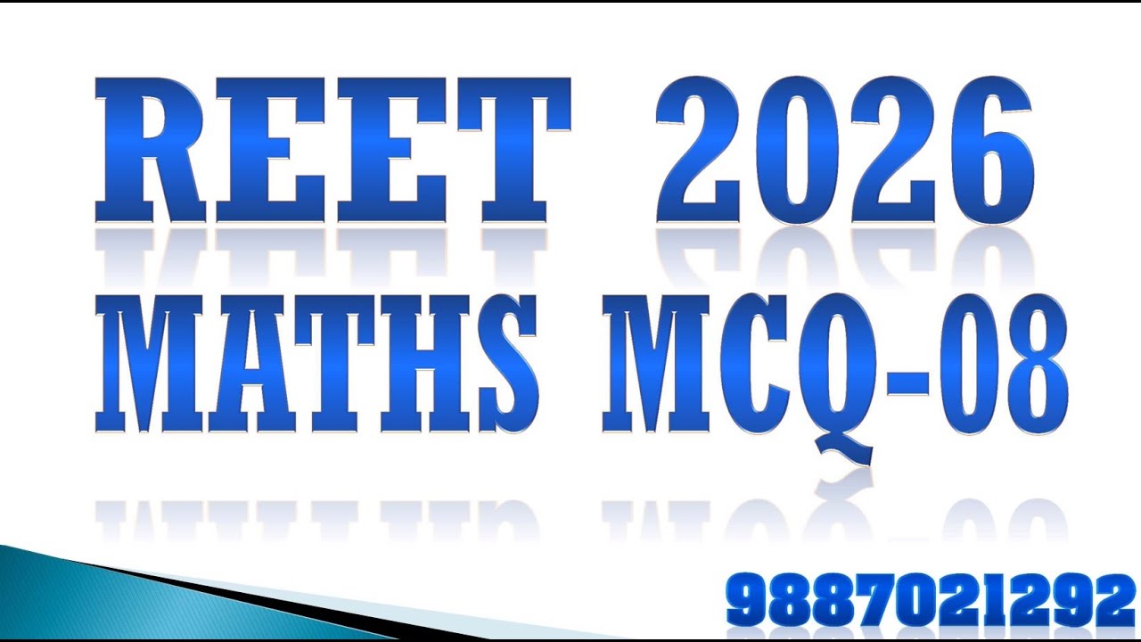 MCQ SOLUTAION  l MATHS l BY HIMANSHU SHARMA  #reet #maths #education #exam