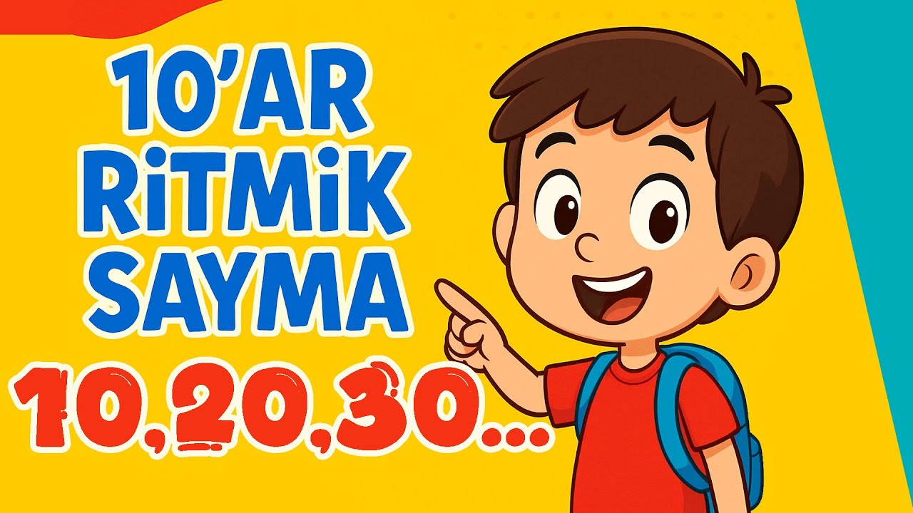 10'ar 10'ar Ritmik Sayma Şarkısı (1. Sınıf) 🎶 #onarritmiksarma