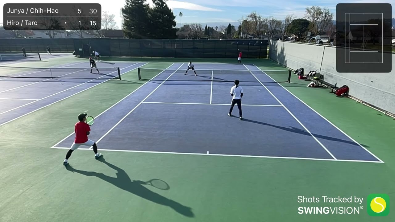 20260118 NTRP 4.0/4.5 Practice Match Taro / Hiro vs Chi-hao / Junya 