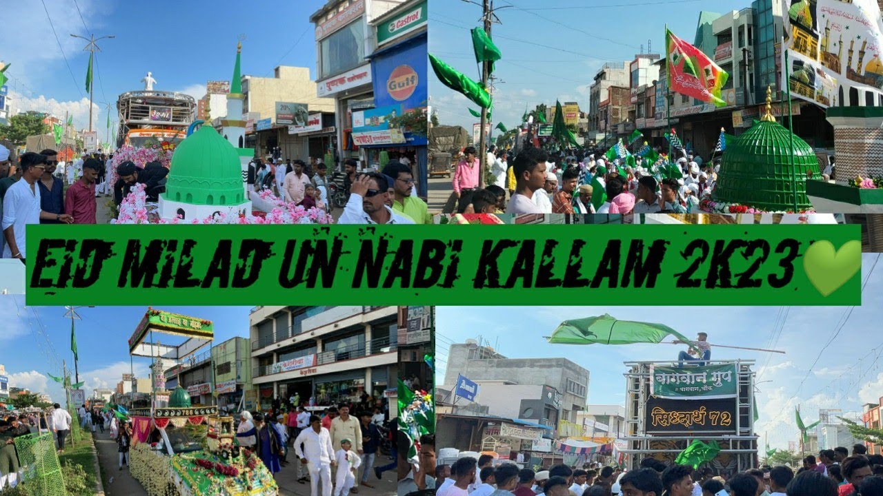 EID MILAD UN NABI MUBARAK 💚 || JULUS KALLAM || KALLAM OSMANABAD || ZEEVLOGS ||