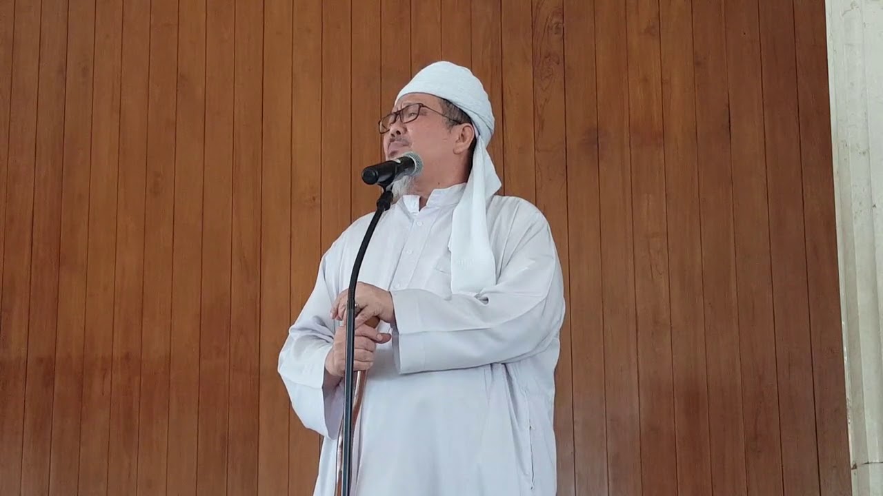 KH Tengku Zulkarnain, Azan harus keras, Khutbah Jum'at di Masjid Azzikra ( 30 Agustus 2018 )