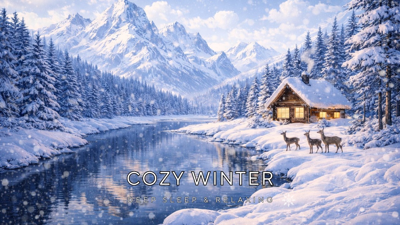 🌨️ Arctic Snowstorm Ambience ❄️ Cold Wind Sounds for Deep Sleep