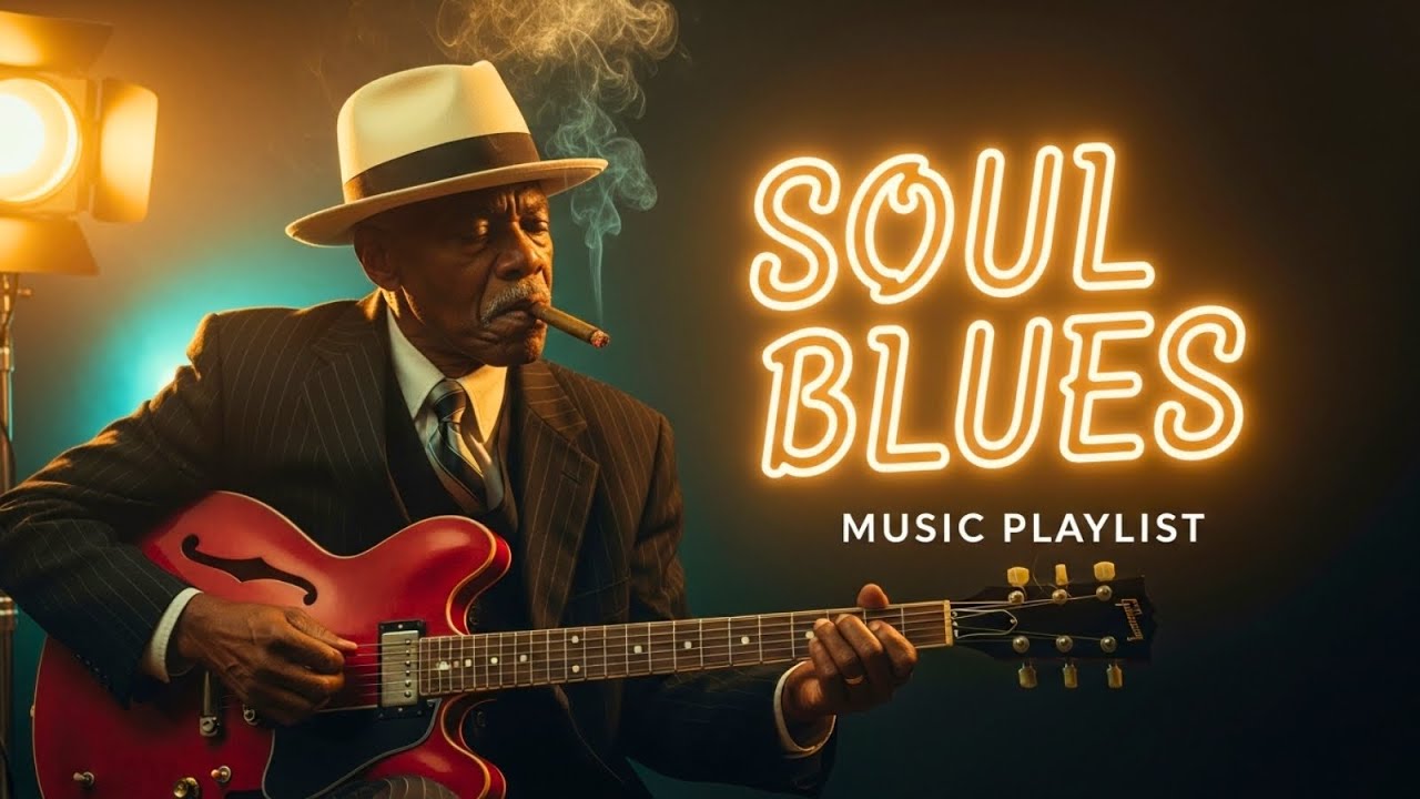 Relaxing Whiskey Blues Music 🎸 Heartbrake, Pride, Whiskey Burn and Pure Soul Vocals